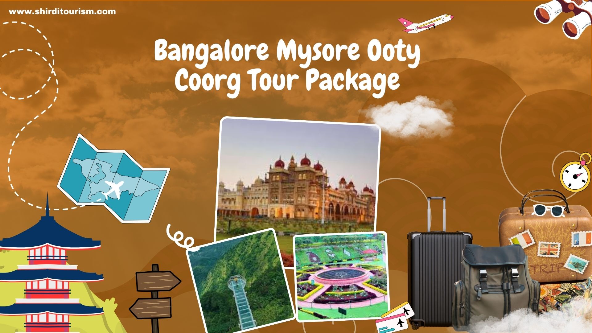 Bangalore Mysore Ooty Coorg Tour Package