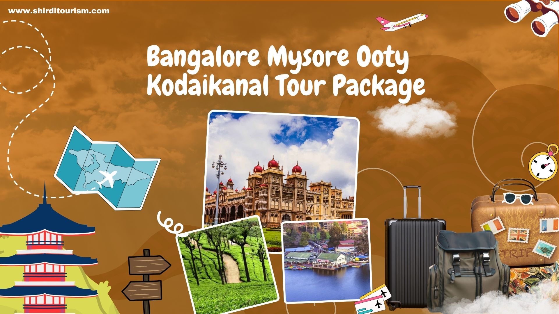 Bangalore Mysore Ooty Kodaikanal Tour Package