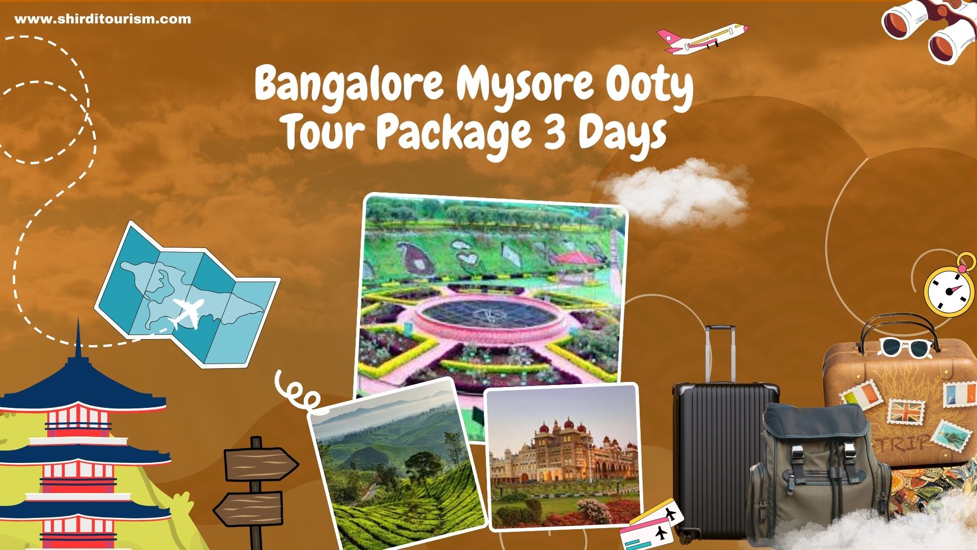 Bangalore Mysore Ooty Tour Package 3 Days