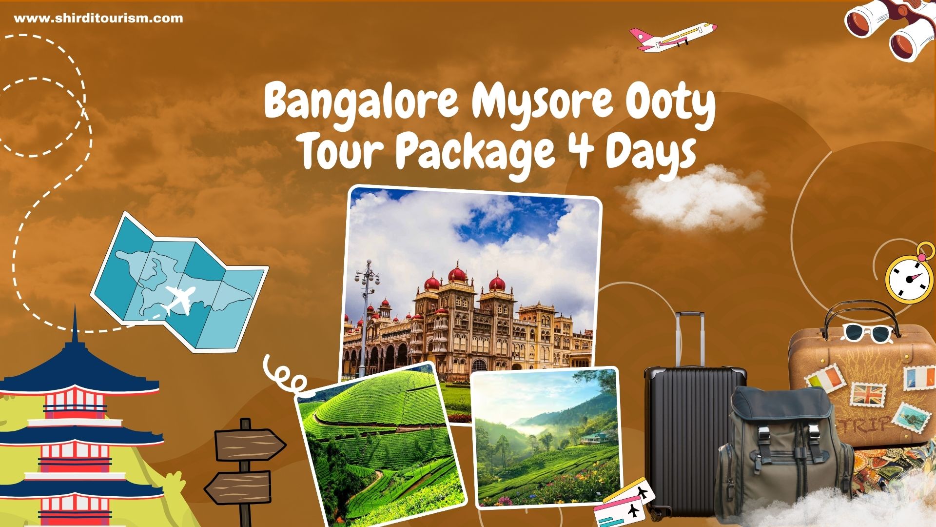 Bangalore Mysore Ooty Tour Package 4 Days