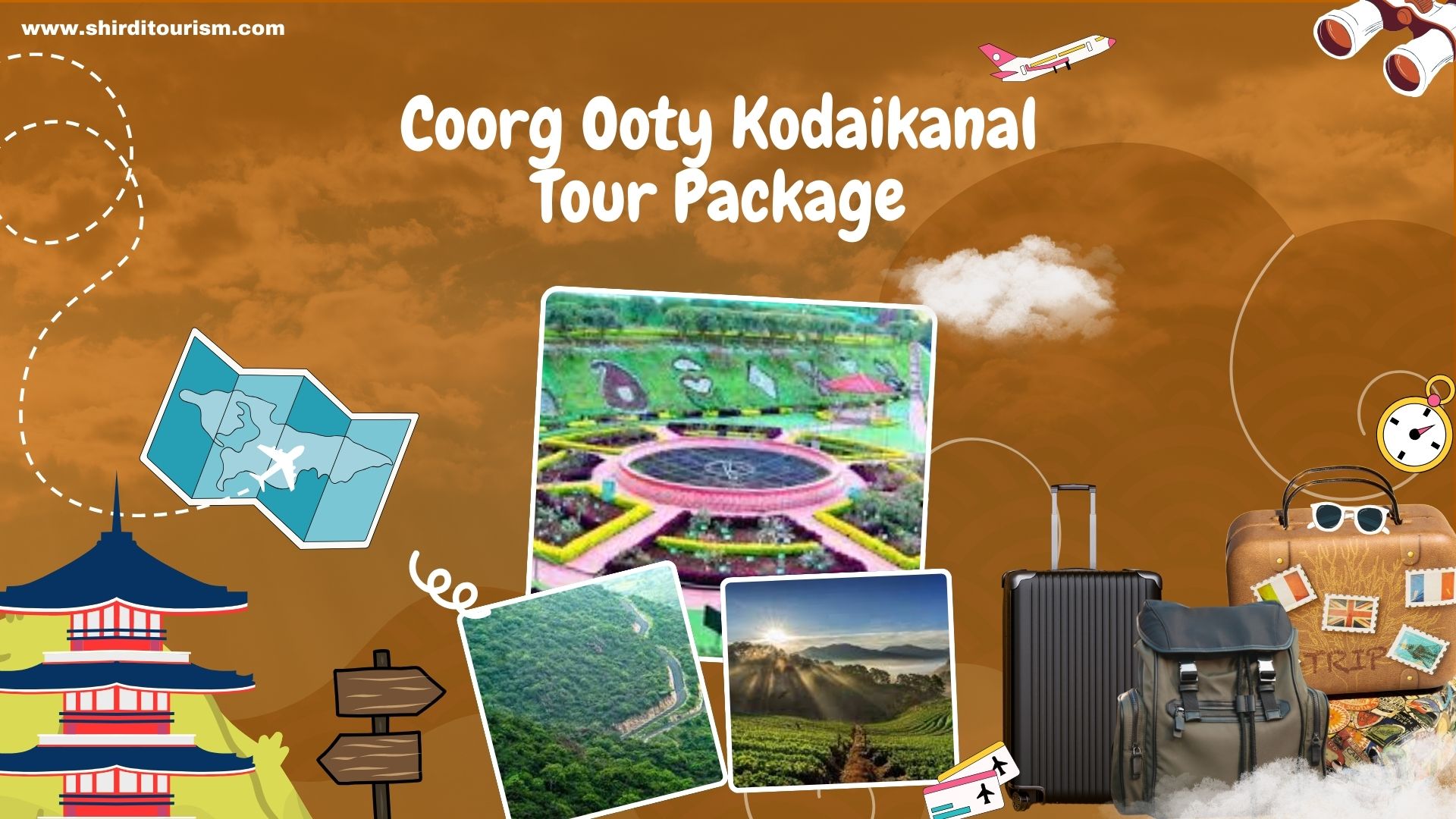 Coorg Ooty Kodaikanal Tour Package