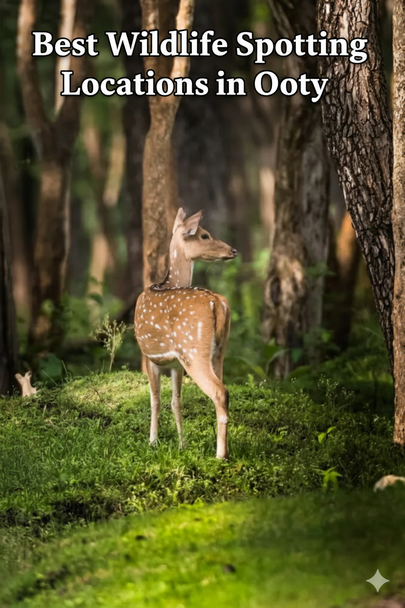 Best Wildlife Spotting Locations in Ooty